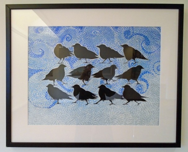 Nancy Weymouth Halbrooks Polar Vortex Crows